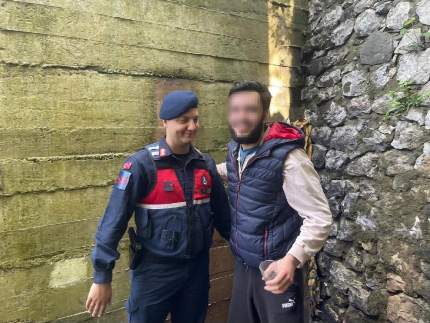Zonguldak'ta ormanda gezerken kaybolan genci jandarma ekipleri buldu