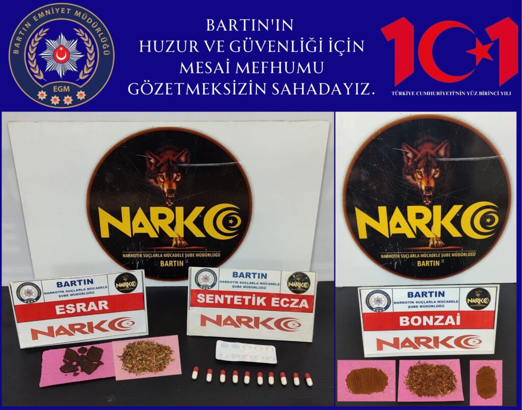 Bartın Emniyeti, 8-14 Şubat Tarihlerindeki Denetim Kapsamında Önemli Başarılara İmza Attı