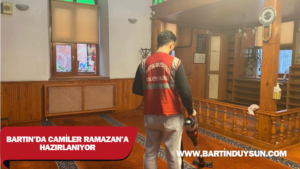 Bartın’da Camiler Ramazan’a Hazırlanıyor