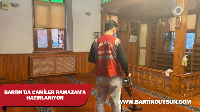 Bartın’da Camiler Ramazan’a Hazırlanıyor