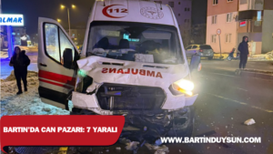 Bartın’da Ambulans ile Otomobil Çarpıştı, 7 Kişi Yaralandı