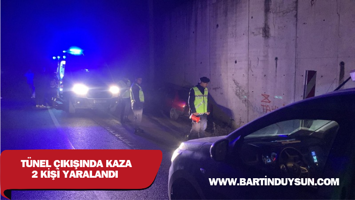 Bartın’da Kontrolden Çıkan Otomobil Duvara Çarptı: 2 Yaralı