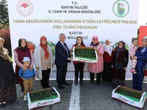 Bartın’da TAKE Projesi Kapsamında Fide Dağıtımı Gerçekleştirildi