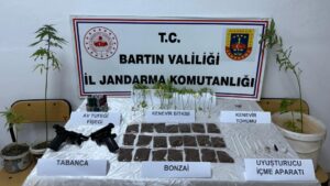 Bartın’da Uyuşturucu Operasyonu: Çok Sayıda Madde ve Silah Ele Geçirildi